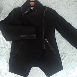 NWOT Trina Turk Asymmetrical Pea Coat